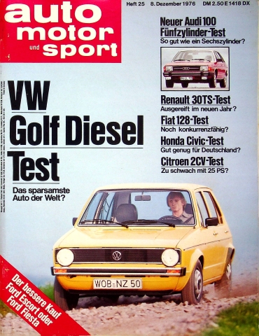 Deckblatt Auto Motor und Sport (25/1976)
